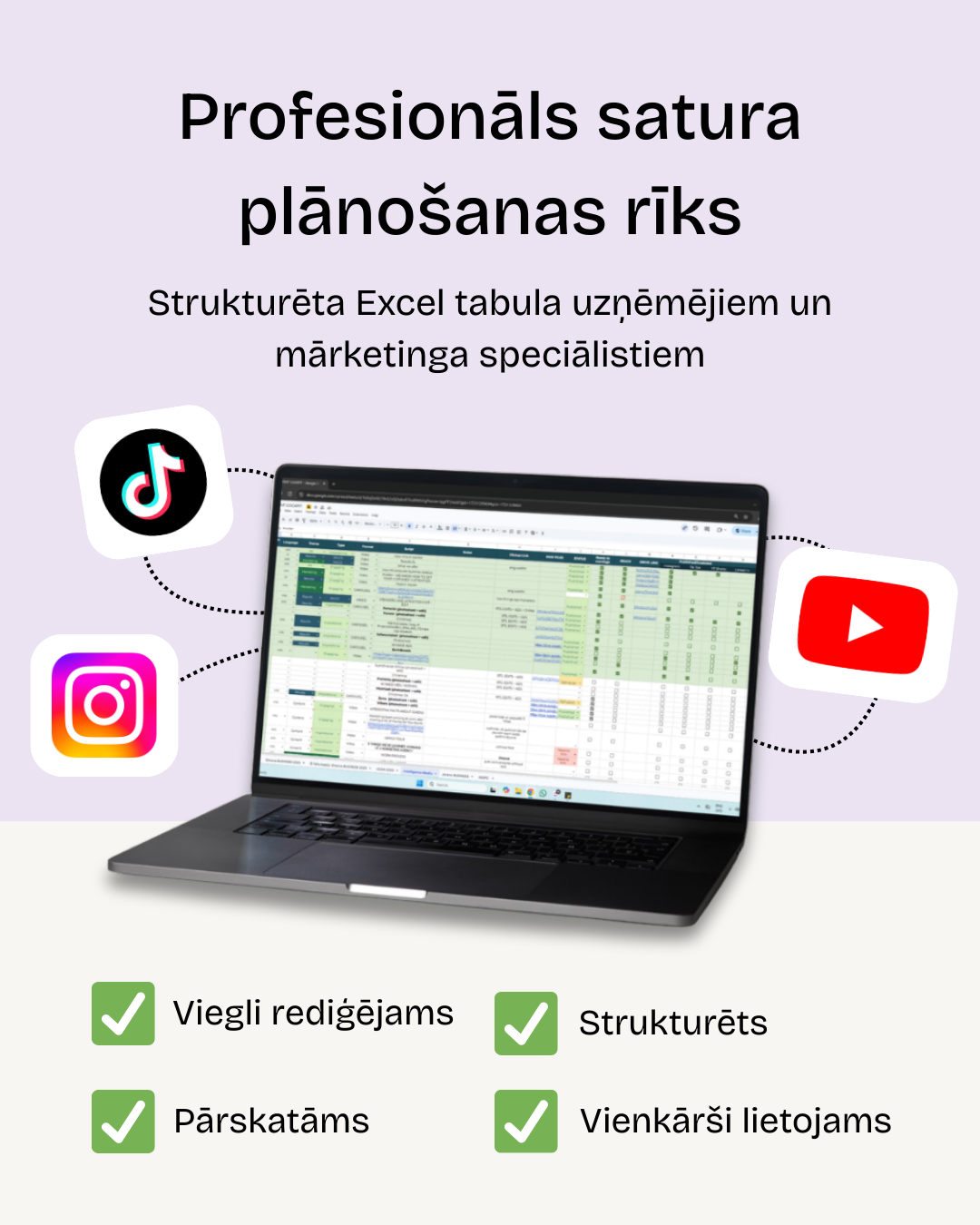 Sociālo tīklu satura plānotājs 2026